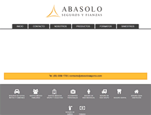 Tablet Screenshot of abasoloseguros.com